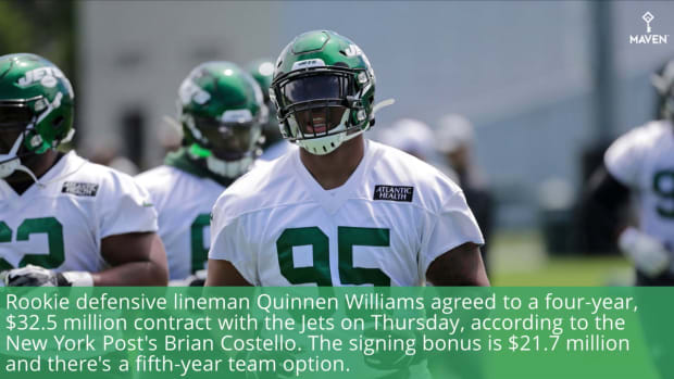 WATCH: Jets Reach Four-year Deal With Rookie Quinnen Williams